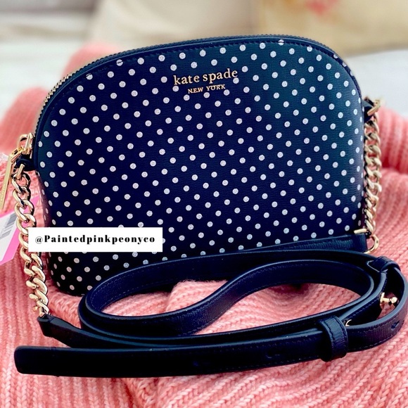 KATE SPADE | Black Polka Dot Purse Crossbody - Picture 3 of 7